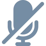 Microphone Slash SVG Icon